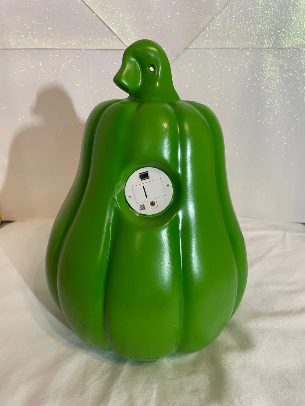 Disney Green Jack-O'-Lantern Ceramic Lantern